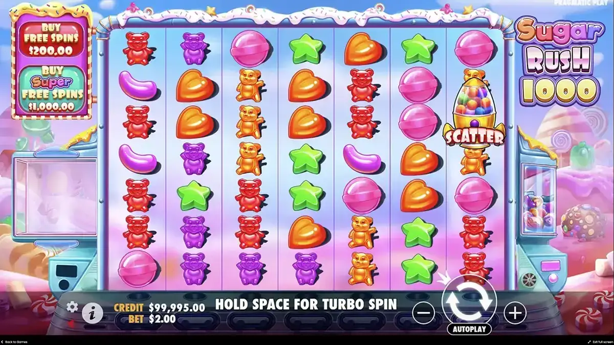 Sugar Rush 1000 Ücretsiz Döndürme