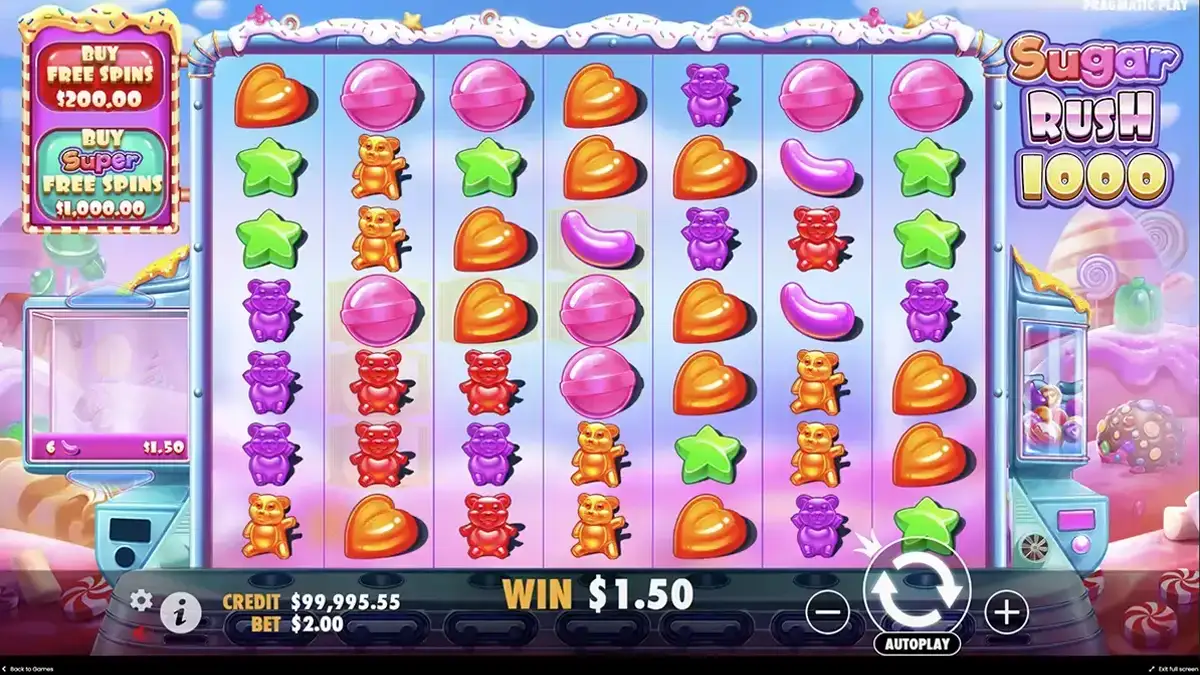 Sugar Rush 1000 slotu neler sunuyor?