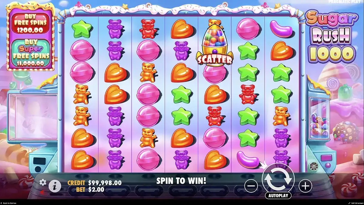 Sugar Rush 1000 Bonus Özellikleri