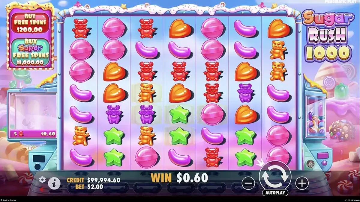 Sugar Rush 1000 oynamaya nasıl başlanır